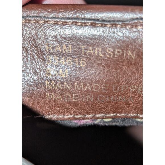 Womens Rampage Tailspin Lace-up Stacked 2.5 in Heel Booties Chestnut Brown 8.5 M - Picture 9 of 10